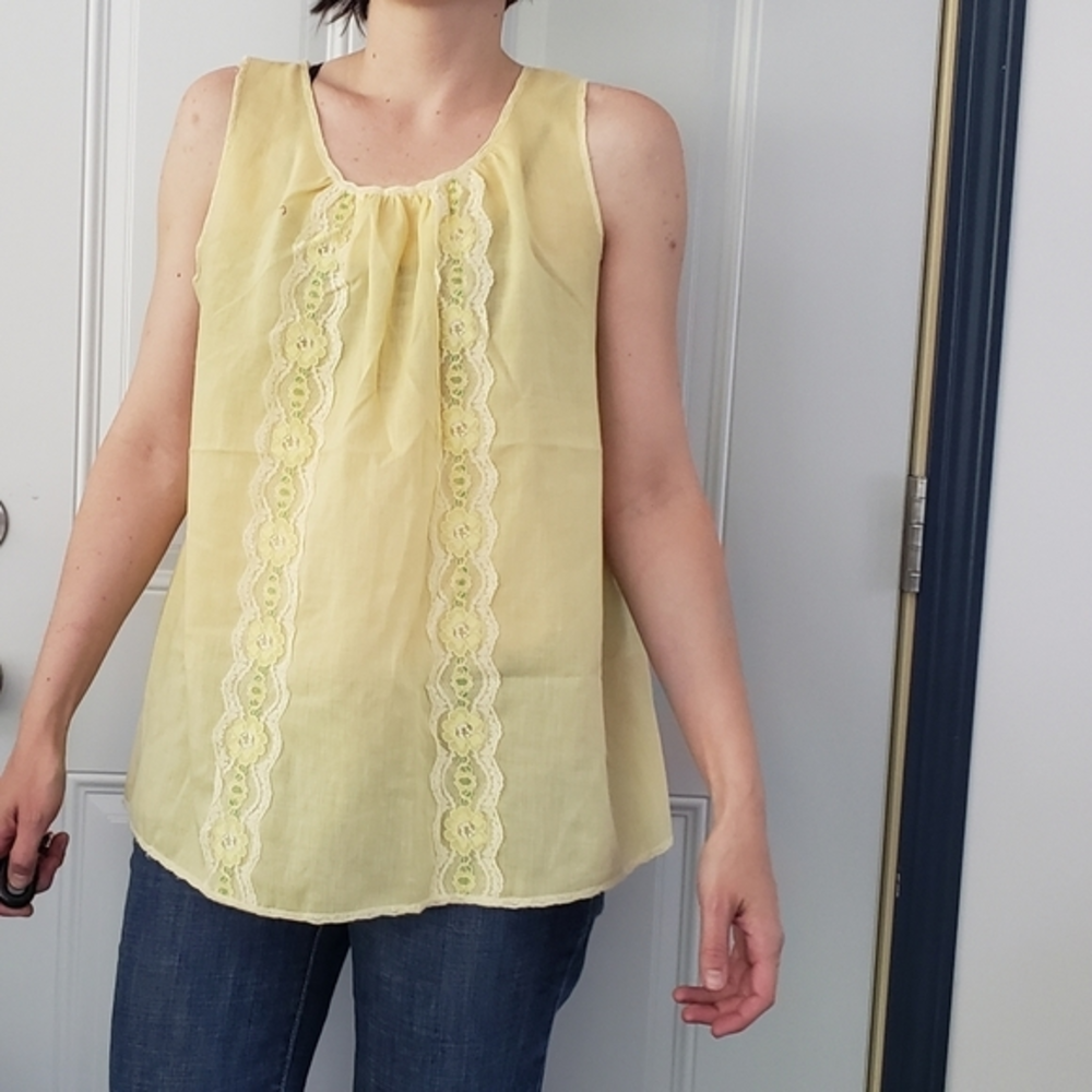 Vintage Homemade 60s/70s Flowy Blouse